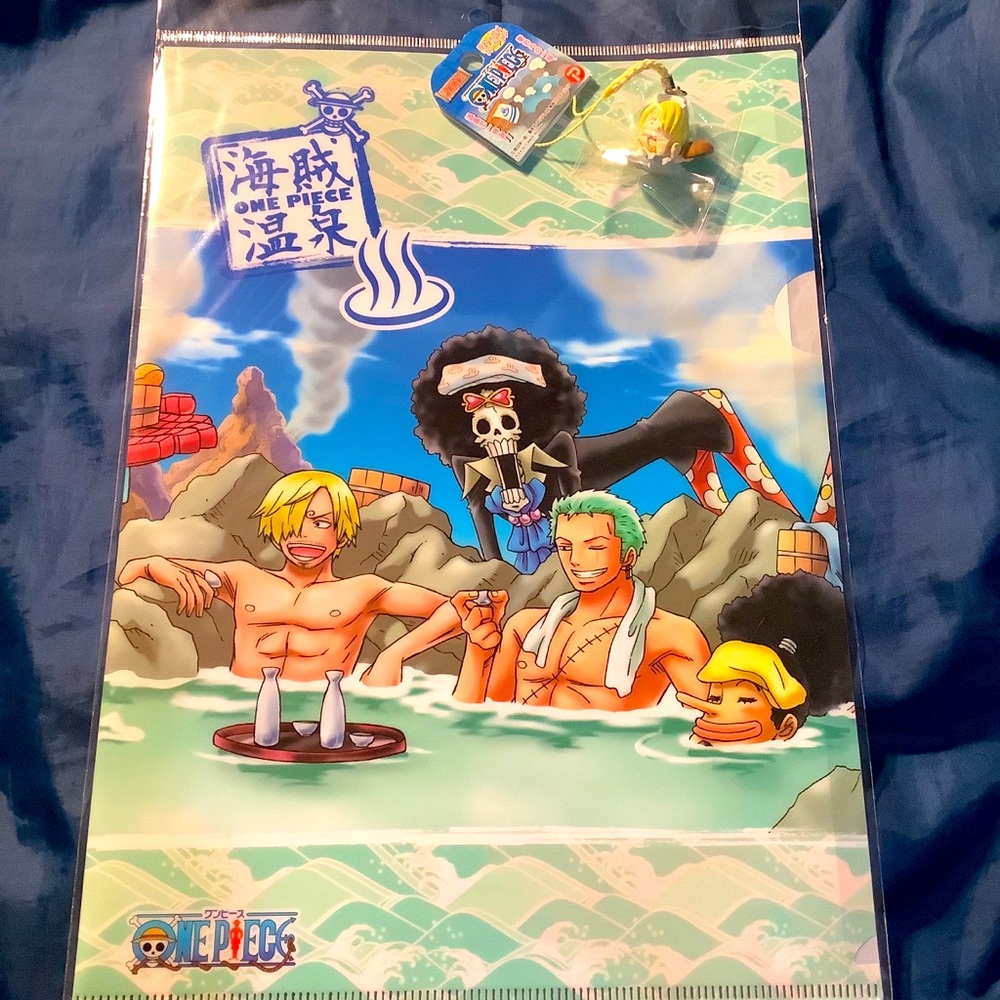 Zoro Sanji Onsen Folder & Charm Hot Spring series